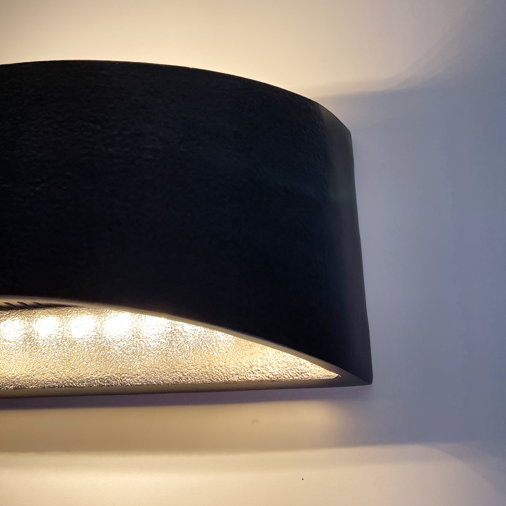 Fischer & Honsel LED-Wandleuchte ARLES in Metall schwarz antik/Deko schwarz antik