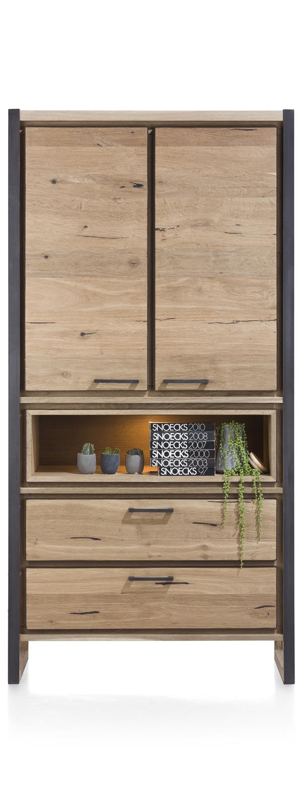 Henders & Hazel Schrank Metalo in Railway brown