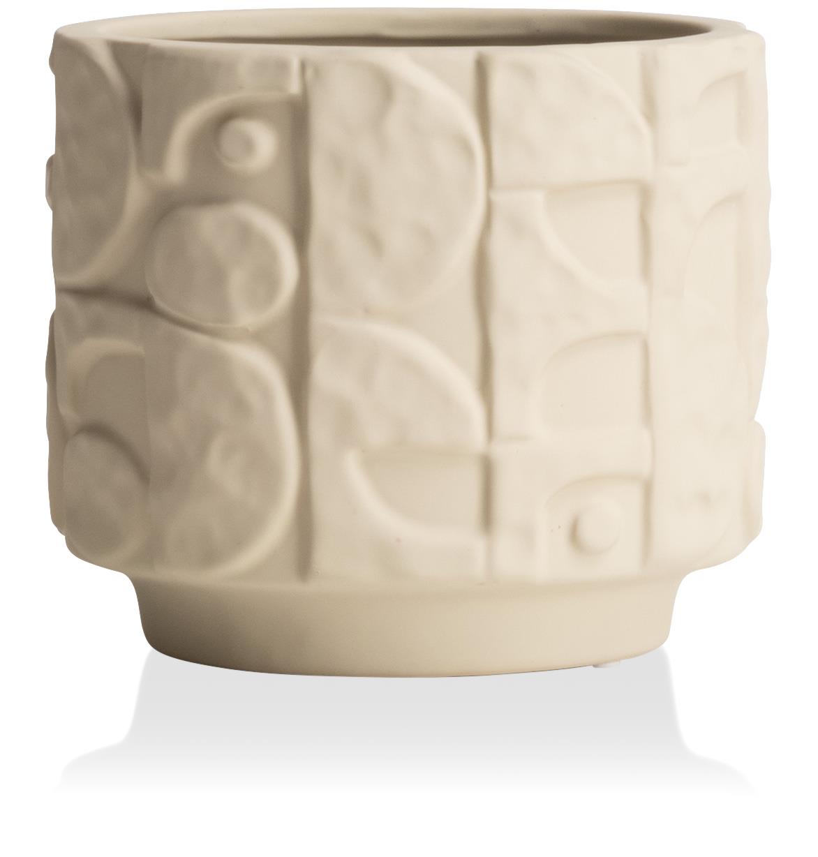Coco Maison Blumentopf Alex 51279-BEI D18cm