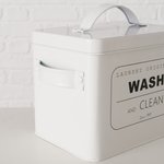 Boltze Vorratsdose Domestico H:18cm DOMESTICO in Zink weiß