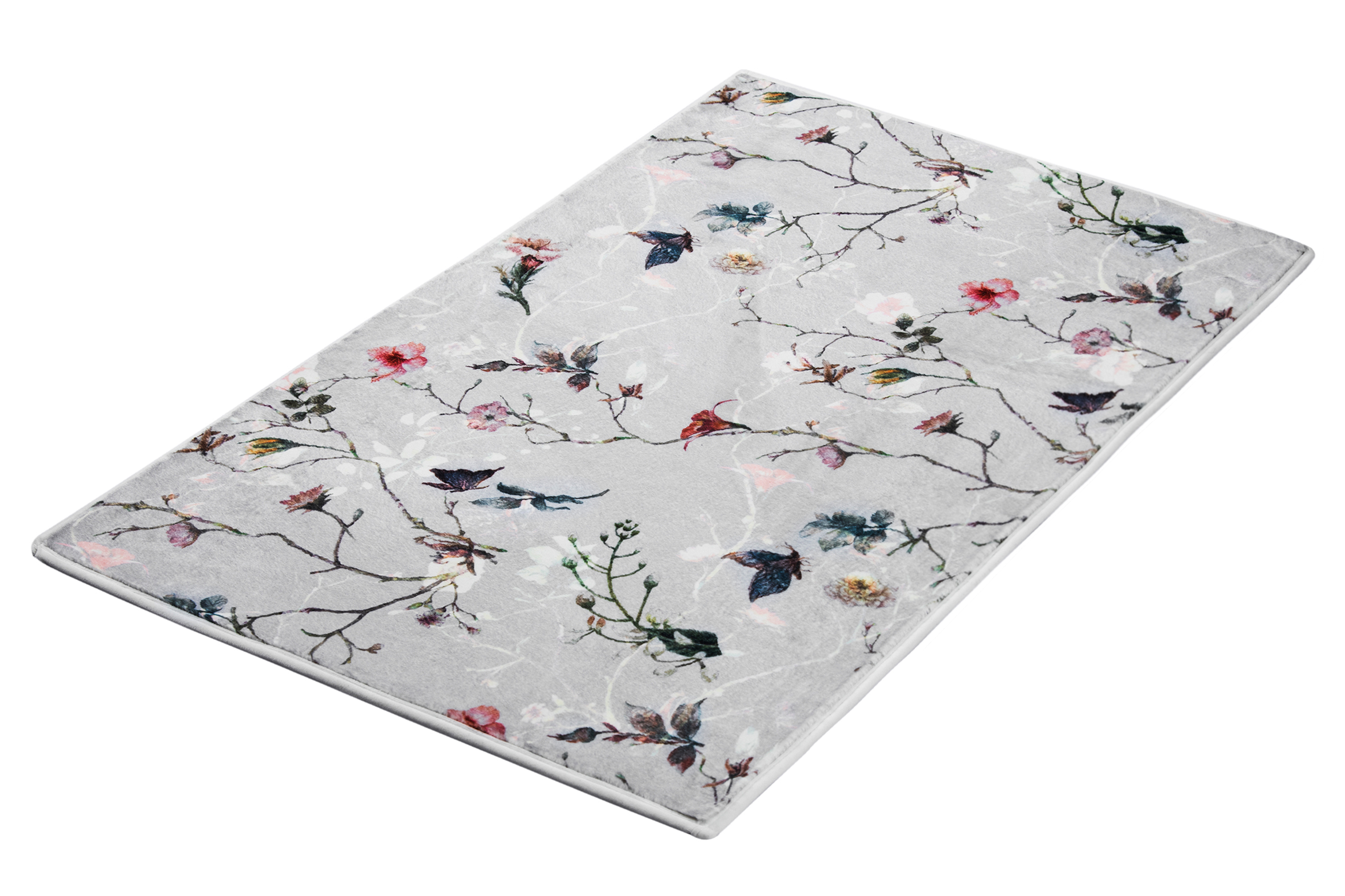 Kleine Wolke Badteppich FLORES ca. 70x120cm in Farbe Multicolor