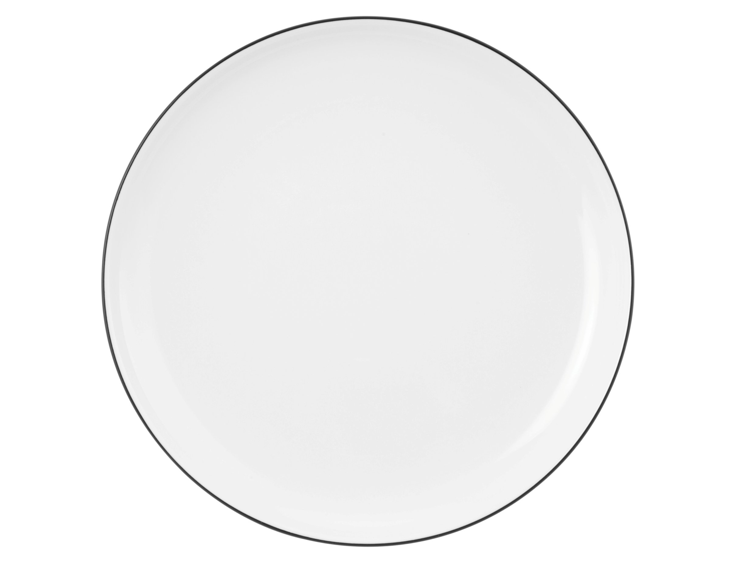 Seltmann Weiden Brotteller rund 17 cm Lido 10826 Black Line
