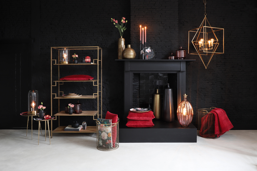 Light & Living Korb PERLIS in Bronze