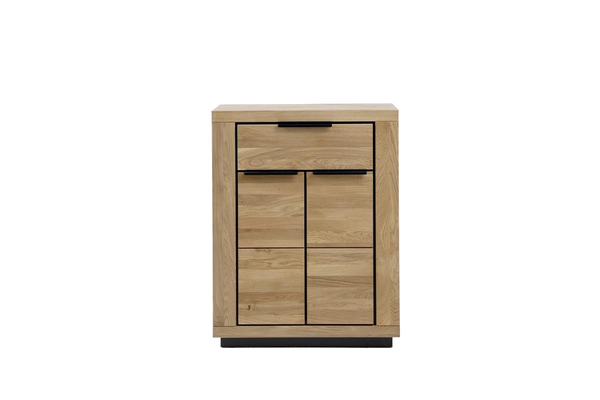 MCA Direkt Kommode GRENO GARDEROBE ca. B80 H107 T40 cm in Wildeiche massiv geölt