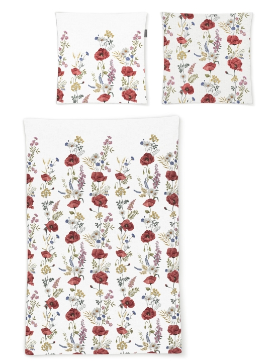 Irisette Bettwäsche EASY ca. 155x220 cm in Farbe rot