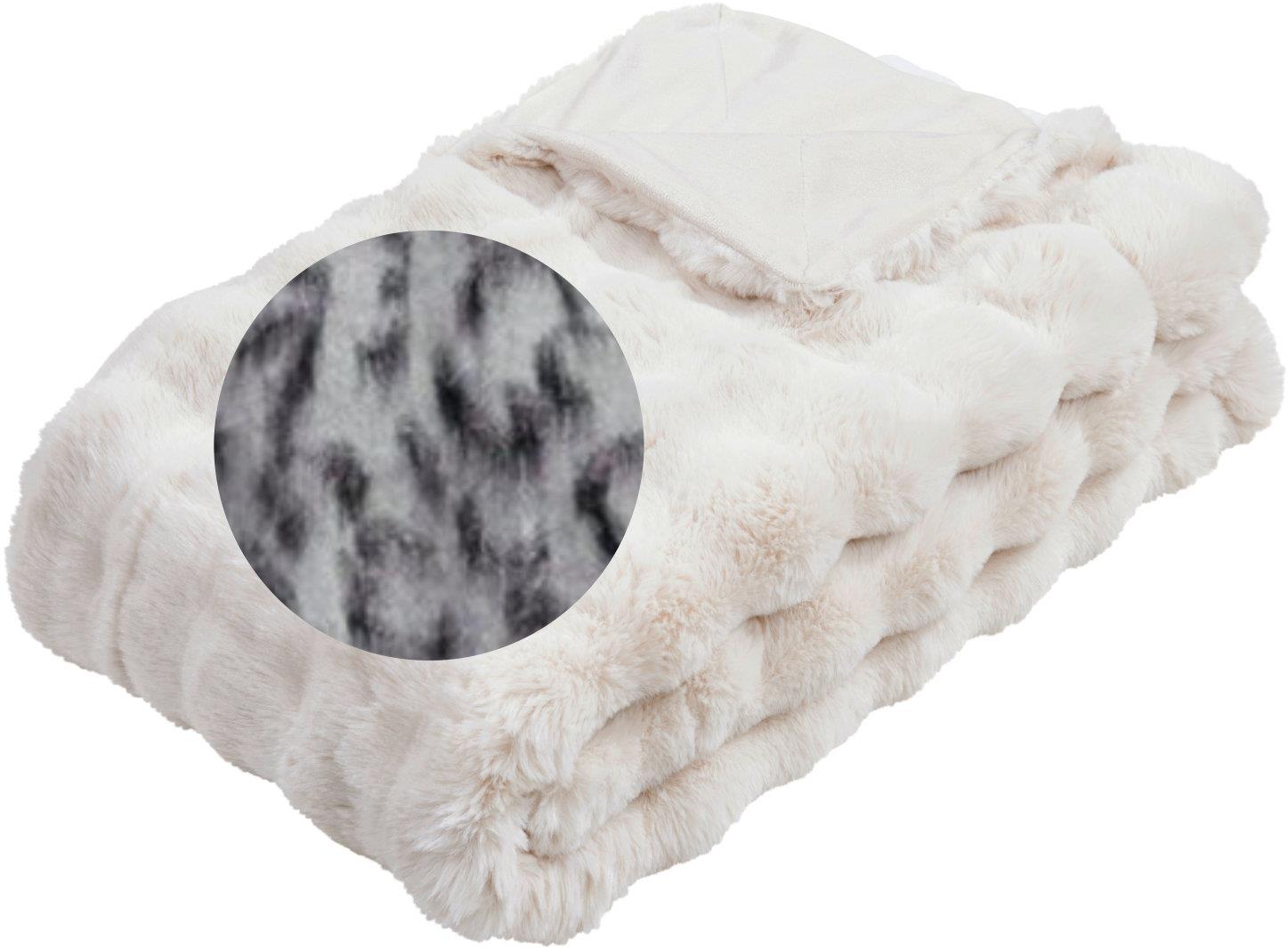 Wohndecke Baloon 150x200cm BLANKET BALOON B/H/T ca.150x1x200cm in leo anthrazit