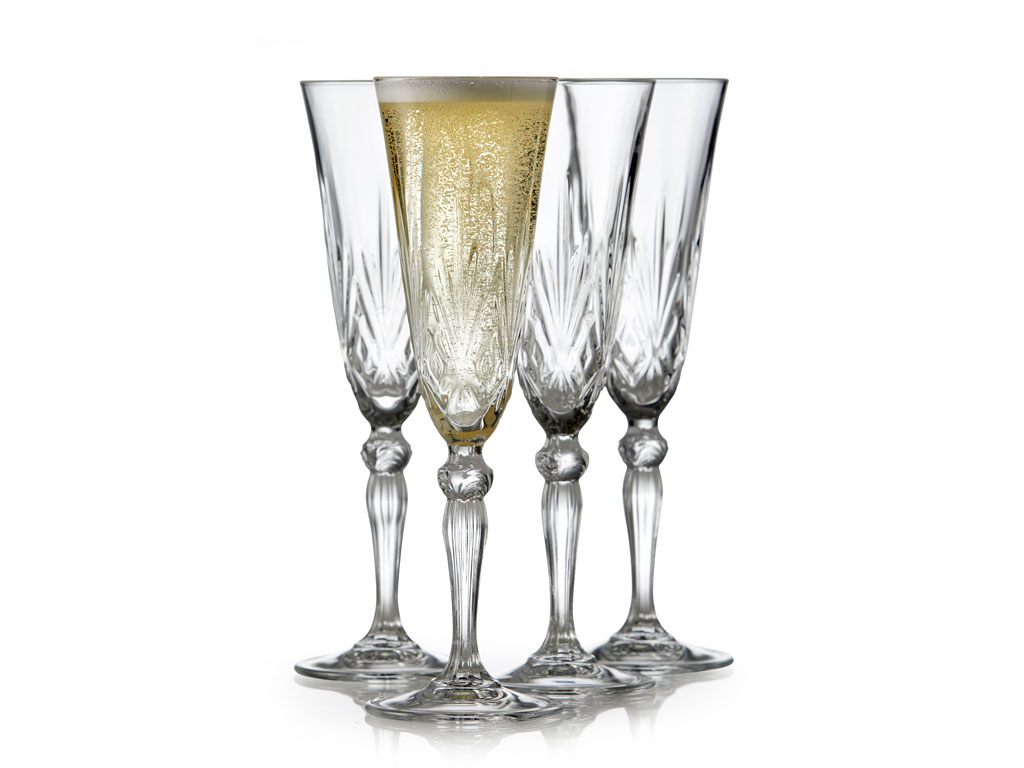 F&H Champagner  MELODIA 0,016 Liter in Farbe Klar