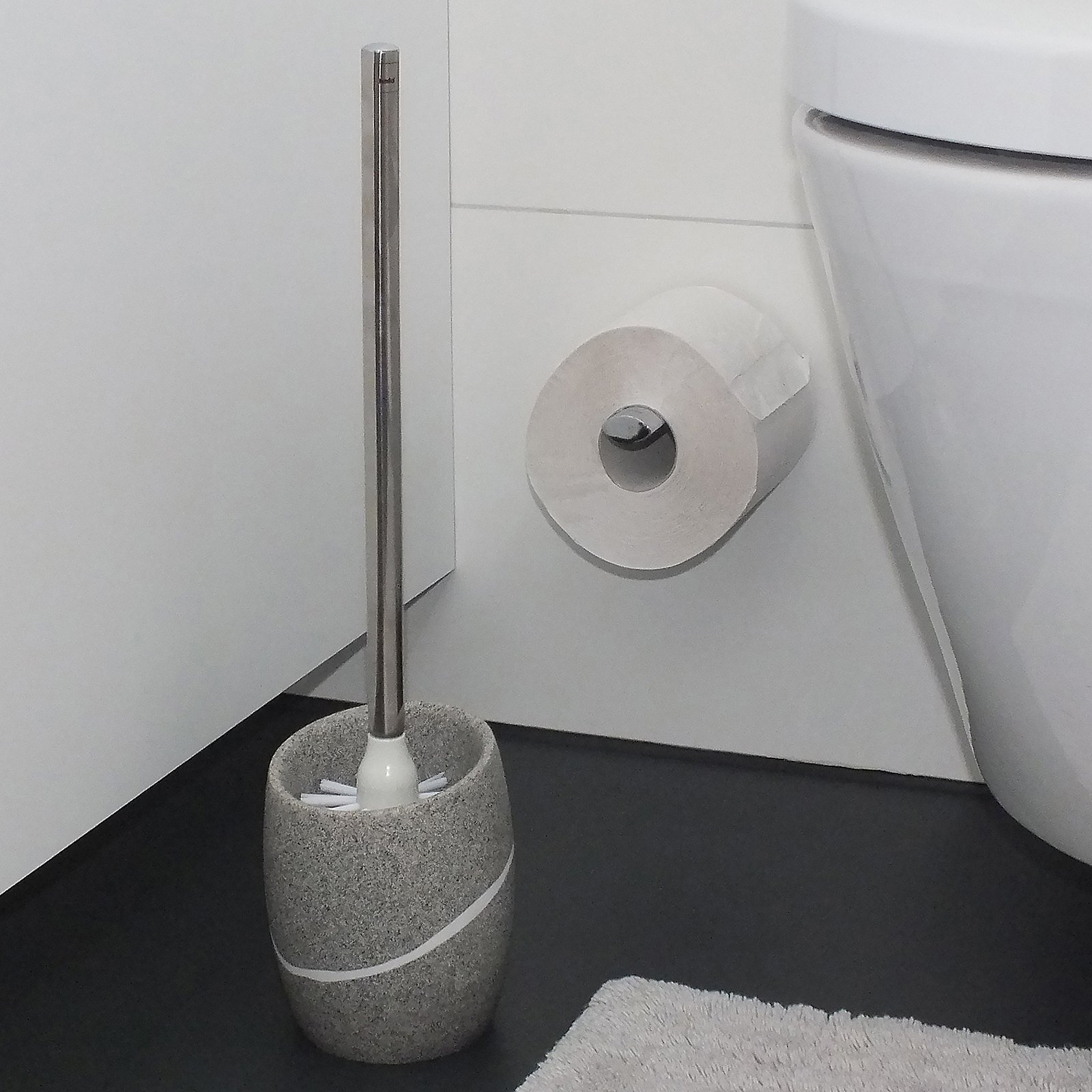 Kela WC-Garnitur Talus grau TALUS in , Papier, Klebeband