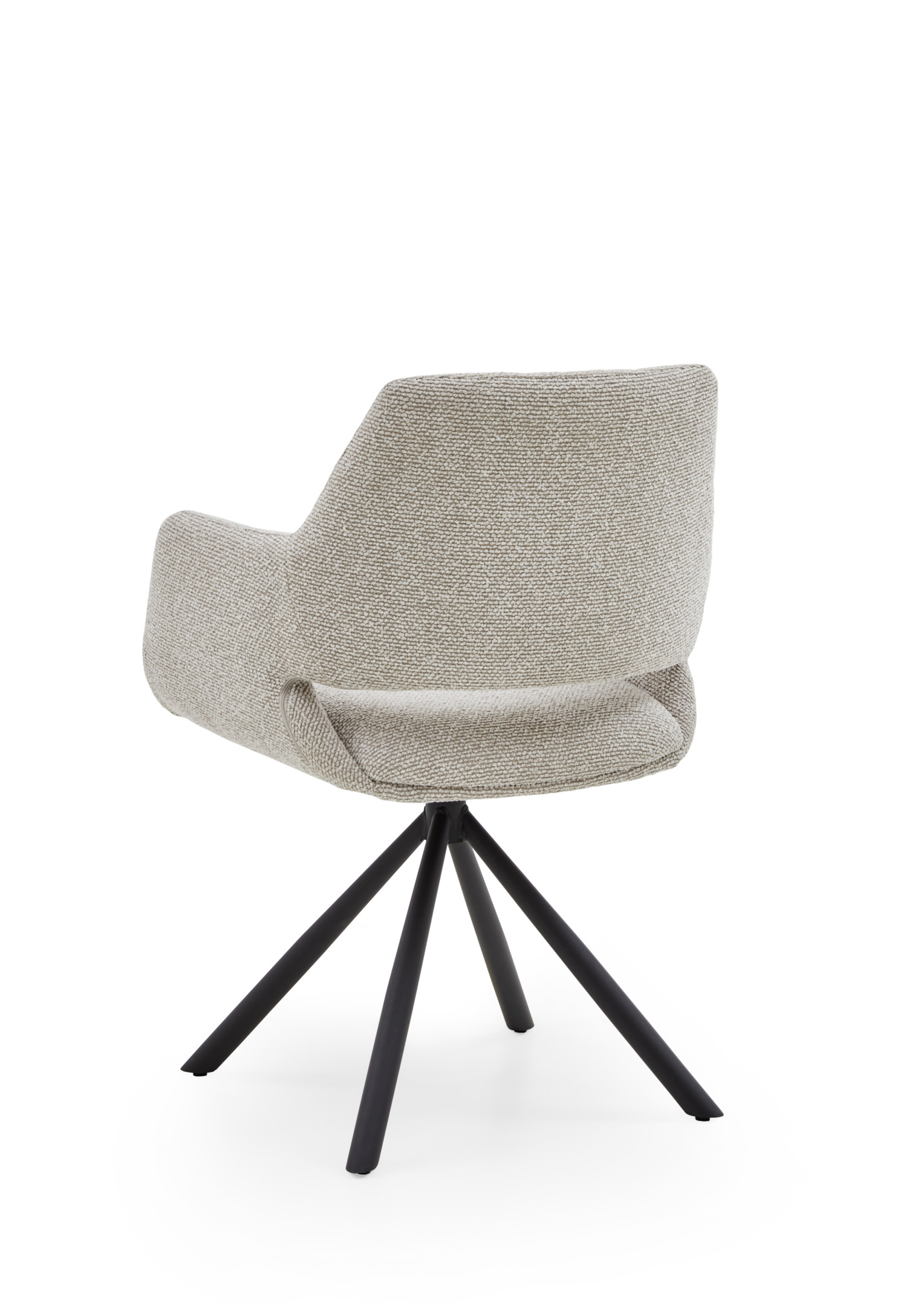 Schalensessel  ca.B62 H83 T62 cm in Stoff Boucle Lisa beige, Moebel, Stuhl