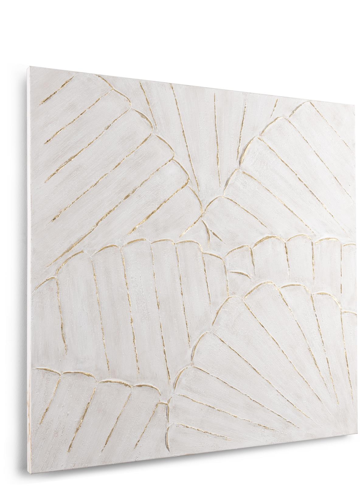 Coco Maison Bild  Clover 50192-WIT 100x100cm 