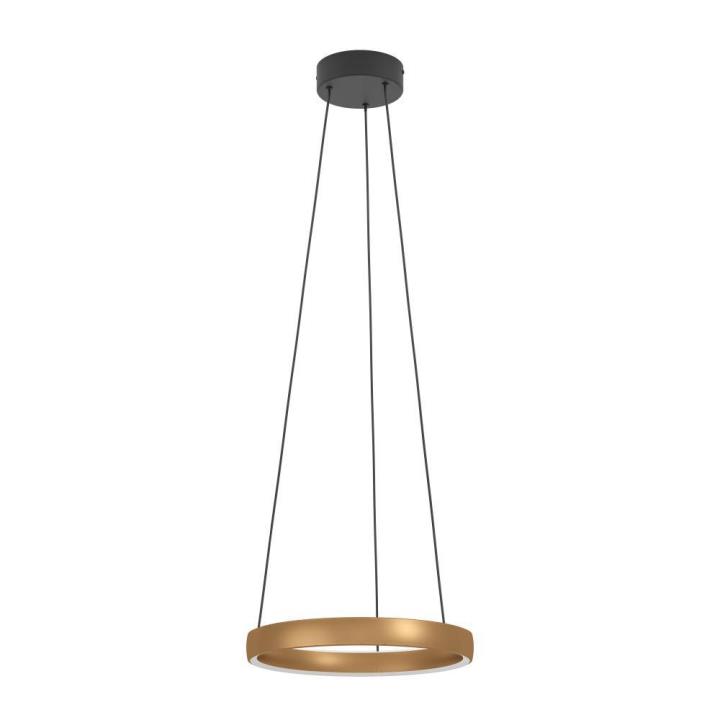 Eglo Leuchten Hängeleuchte TRABUCO in S06 schwarz, braun, Lampe, Kronleuchter