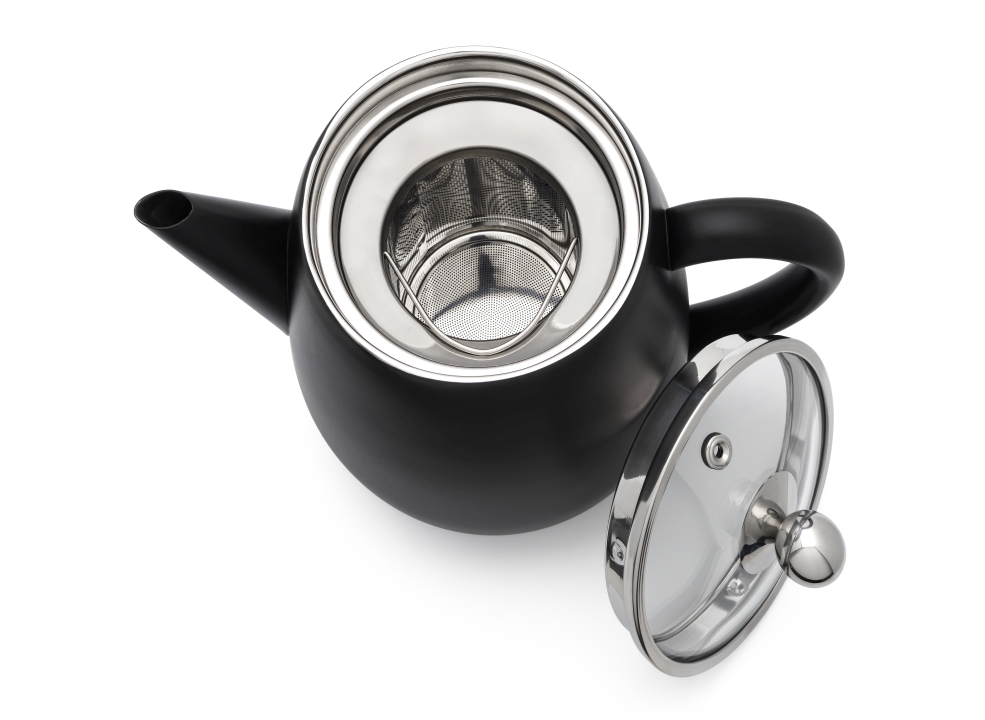 Bredemeijer Teekanne Duet Eva 1,1 Liter in Farbe schwarz