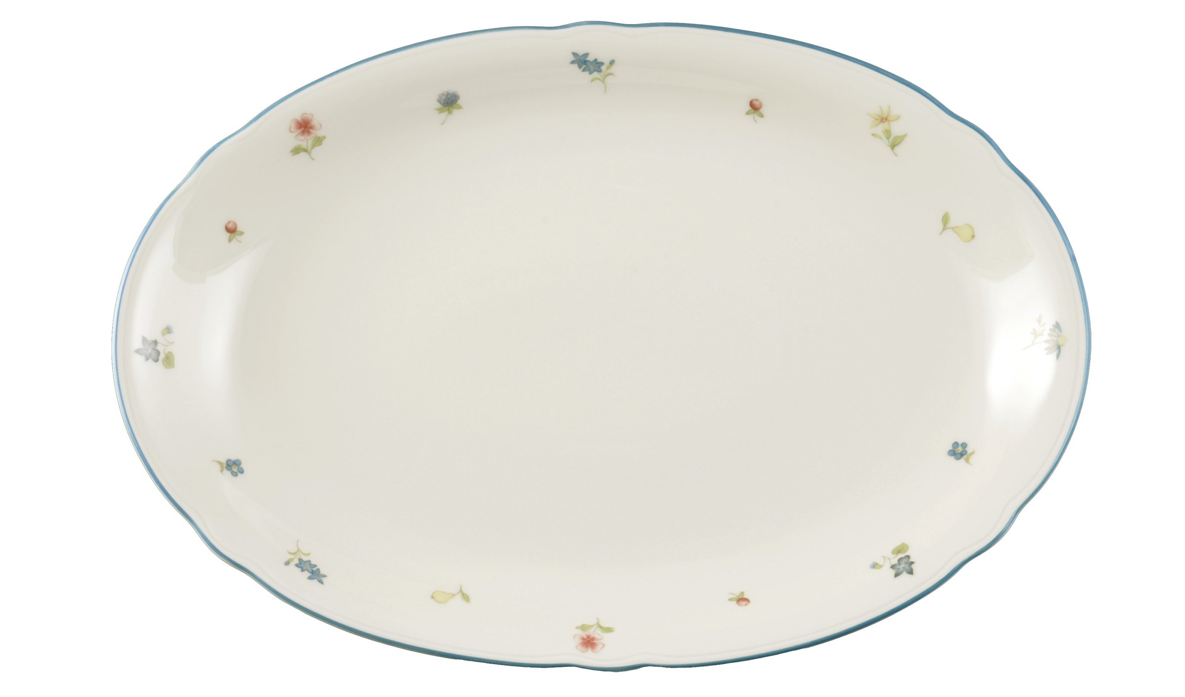 Seltmann Weiden Servierplatte oval 31x21 cm Marieluise 30308 Streublume