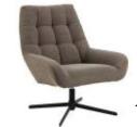 Actona Relaxsessel PARIS in Stoff Monza 40 taupe