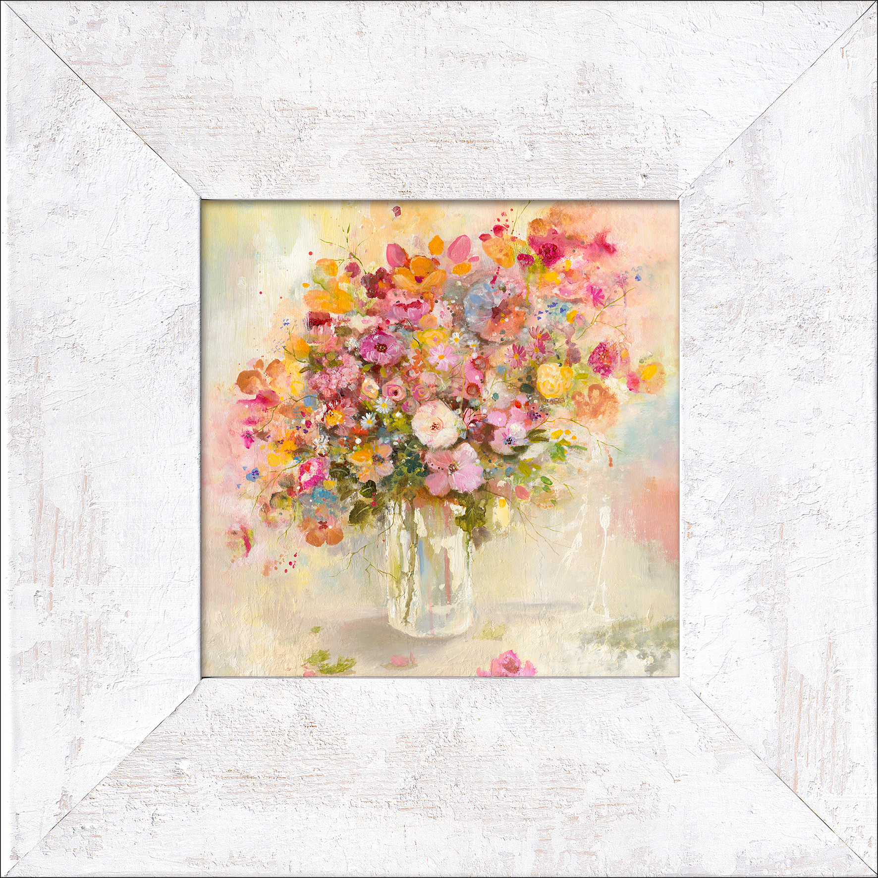 ProArt New Classic Wood 34x34cm Retro bunch of flowers I