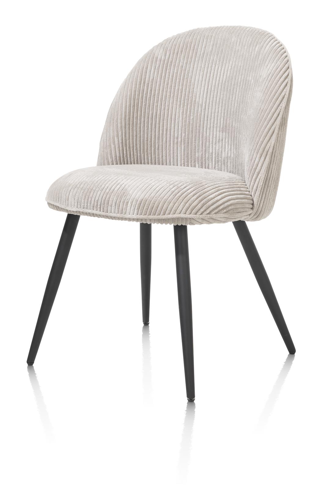 Habufa Stuhl  ca. B52 H85 T63 cm in Stoff Rivas charcoal
