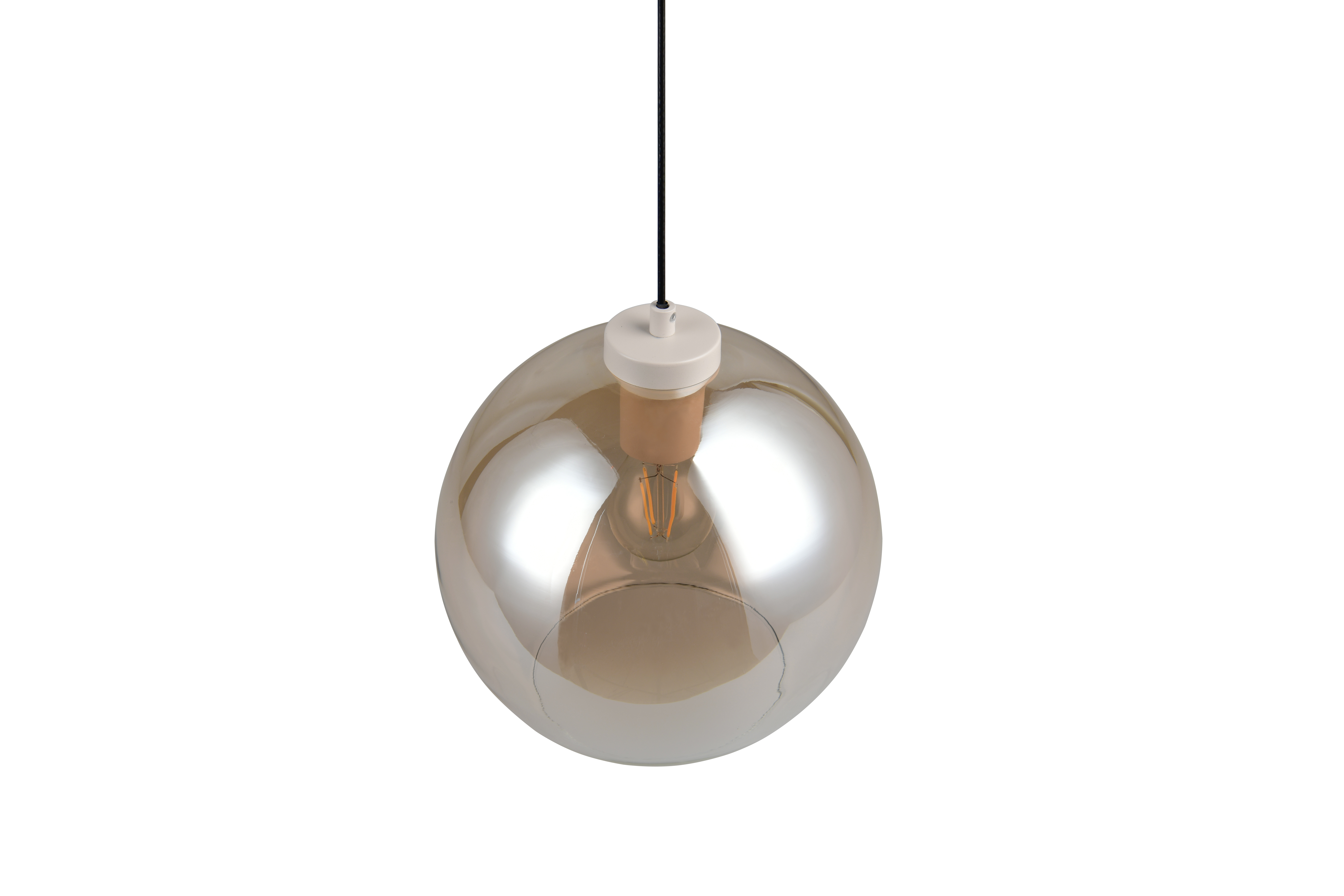 Reality Leuchten Pendelleuchte LIORA in amberfbg., Glas amberfbg., Zubehor, Lampe