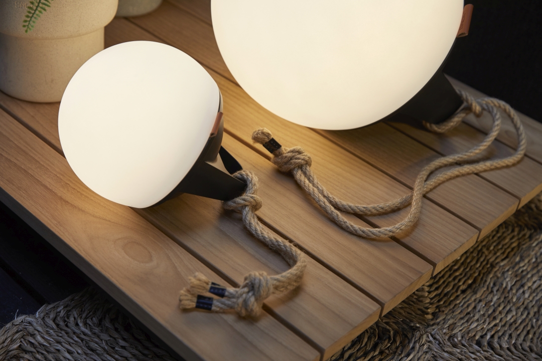 SACKit Akkubetriebene Lampe LIGHTS in Farbe schwarz/weiß