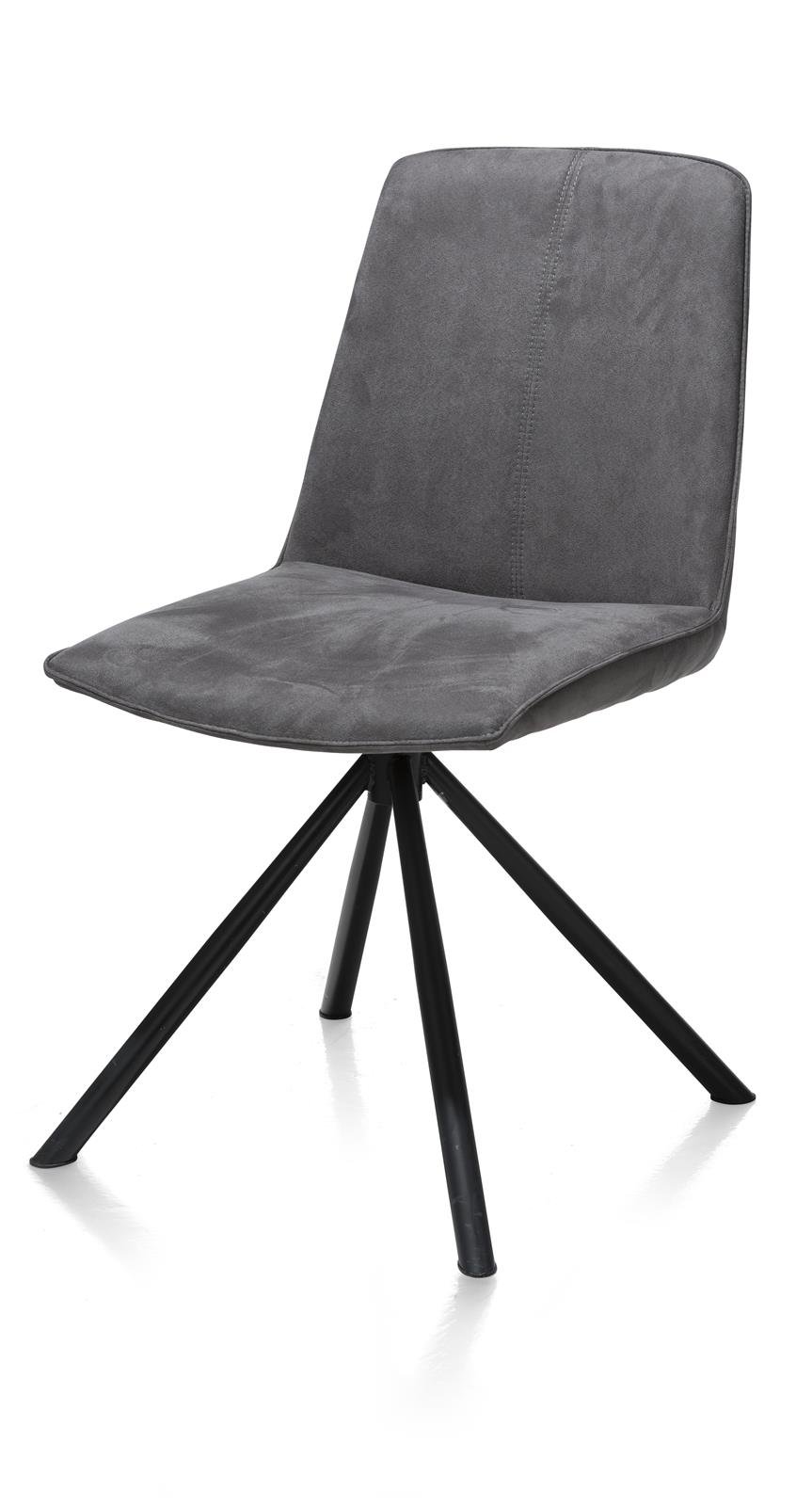 Henders & Hazel Stuhl BRODY in Stoff steelgrey