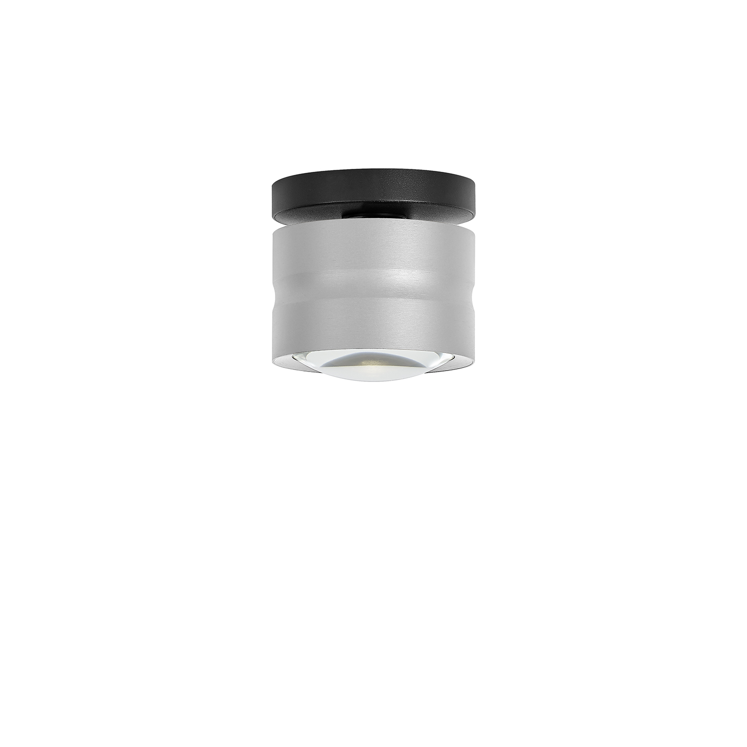 B-Leuchten LED-Deckenleuchte  Durchmesser ca. 11cm, Höhe ca. 11cm in Alu eloxiert, Deckenleuchte