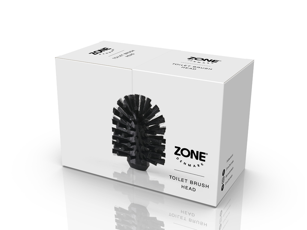 F&H Toilettenbürstenkopf  UNIVERSAL in Farbe Schwarz