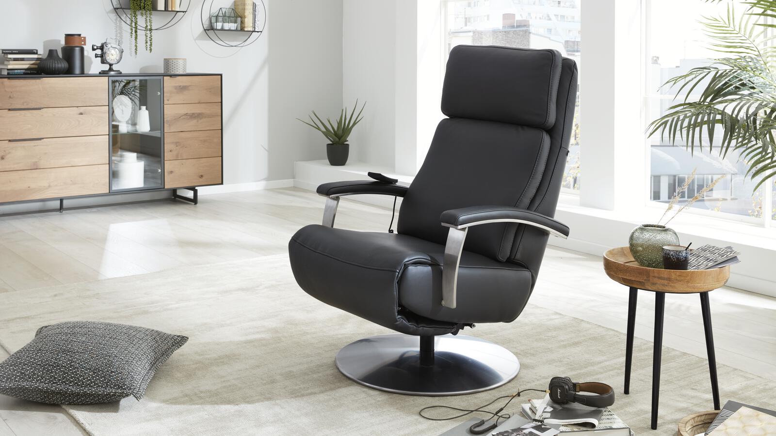 Interliving Relaxsessel IL 4541 in Leder Credo anthrazit