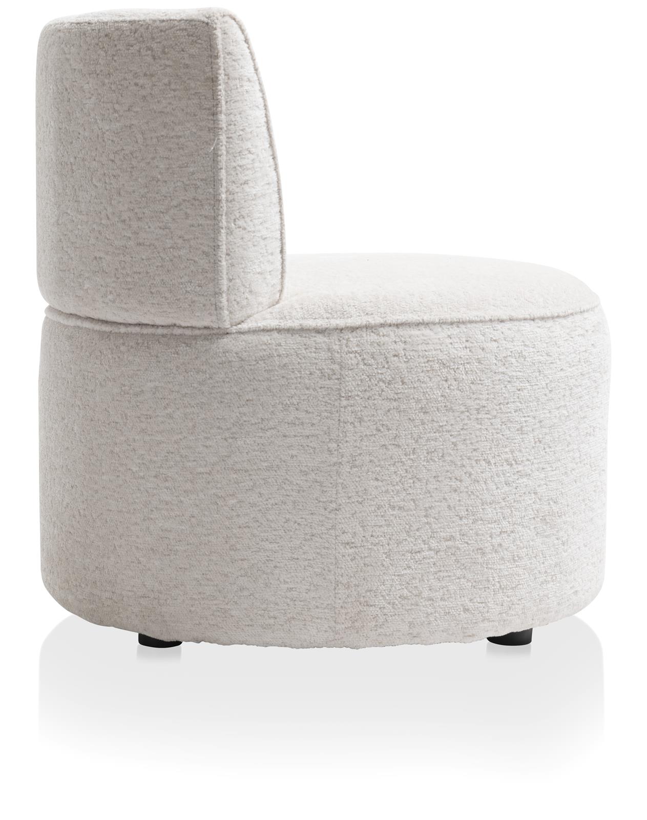 Coco Maison Sessel COCO MAISON ca. B71 H74 T71 cm in Stoff Lecce creme