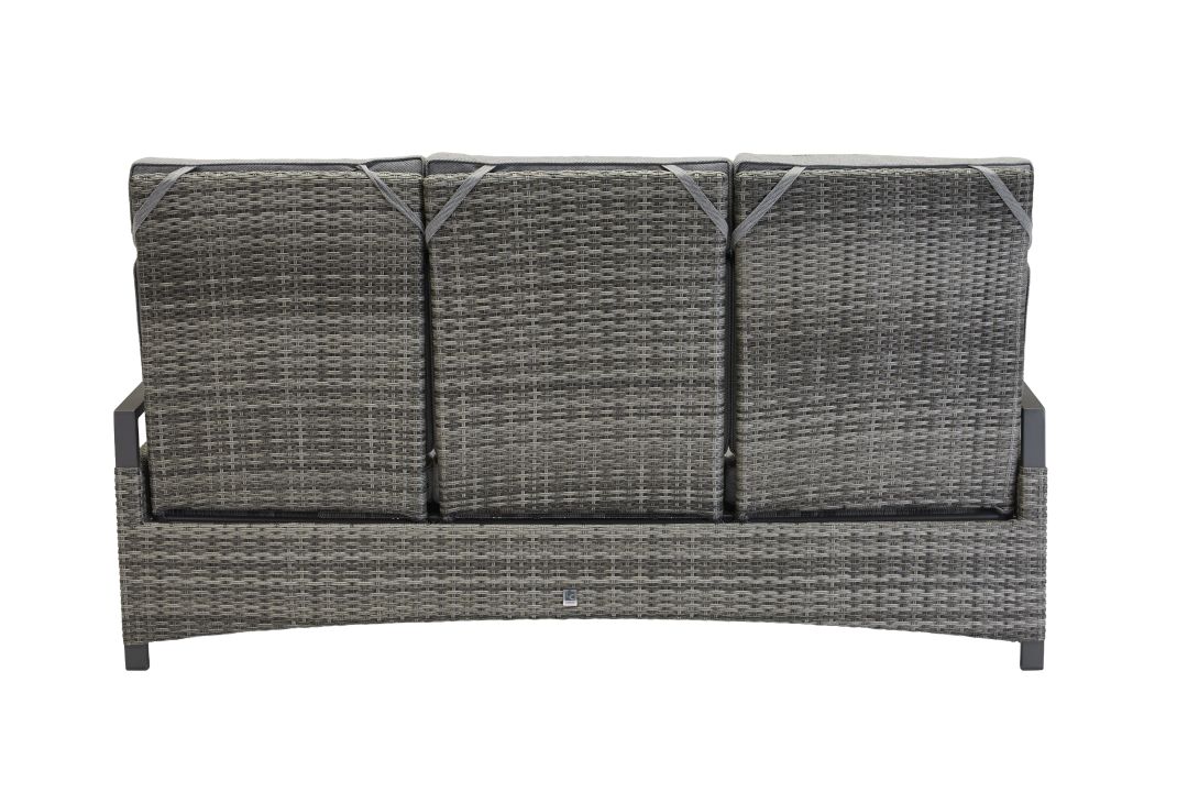 Living-3er-Sofa, Couch, Mobiliar, Kissen, Dekoration für Zuhause