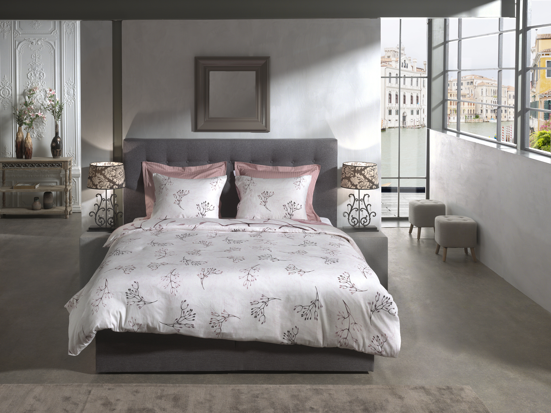 Heckettlane Bettwäsche ca. 155x220cm in Farbe Pink