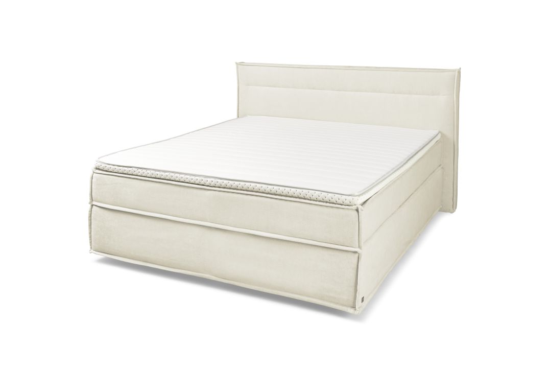 Musterring Boxspringbett JustB! ca. 180 x 200 cm in Stoff Vivaro creme