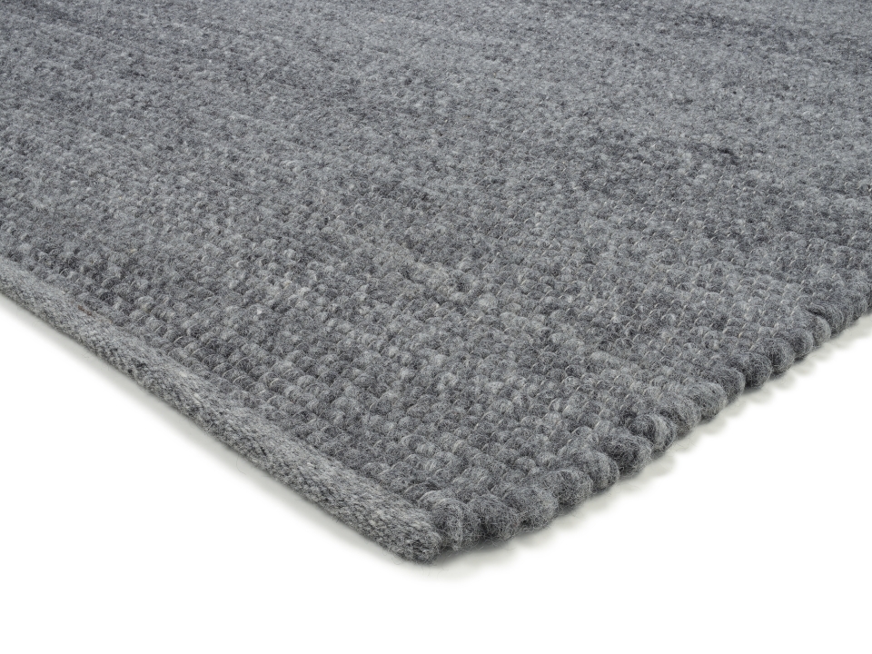 OCI Handwebteppich WIESENBRISE ca. 70x140 cm in Farbe anthrazit
