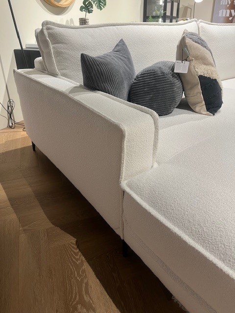 Roomio Eckkombination NO. 4102 ca. 190x272cm in Stoff Loop white, Moebel, Couch
