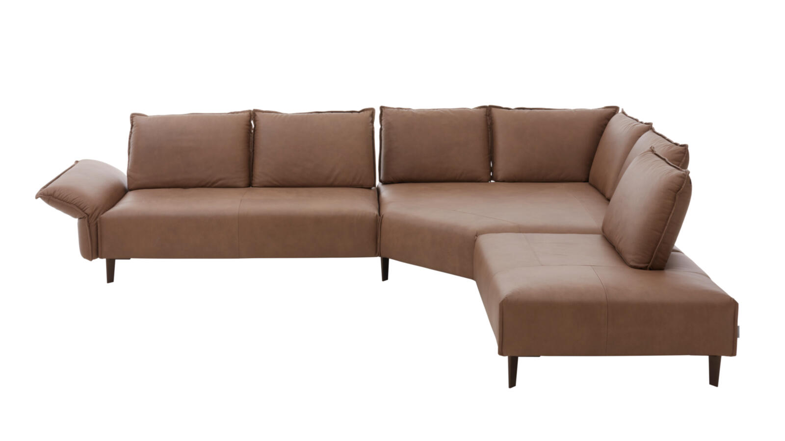 W. Schillig Polstereckgruppe BONNIE ca. 340x272cm in Leder fango