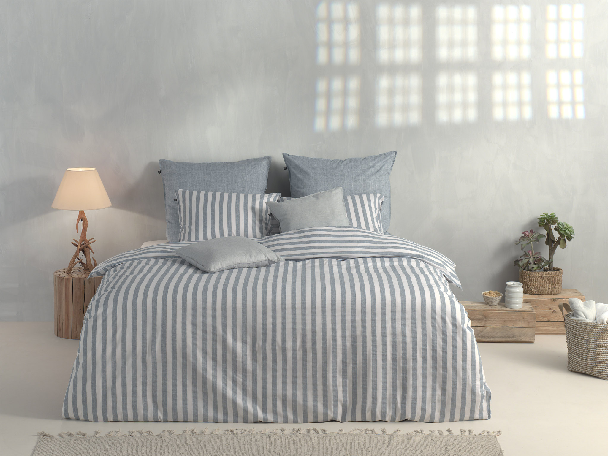 Heckettlane Bettwäsche ca. 135x200cm in Farbe Denim
