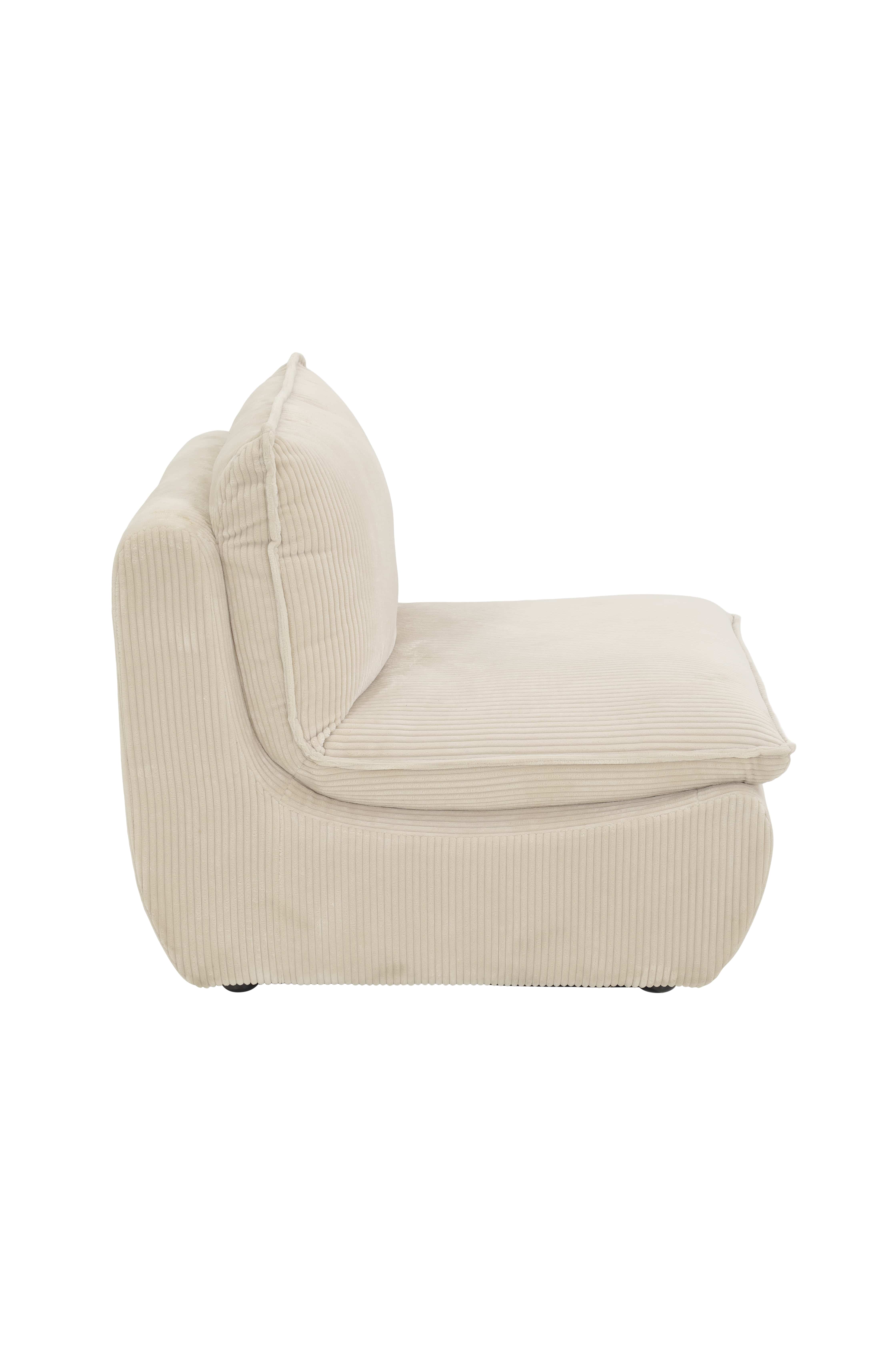Hela Sessel RHODOS LS ca.B74 H77 T87 cm in Cordstoff beige 31
