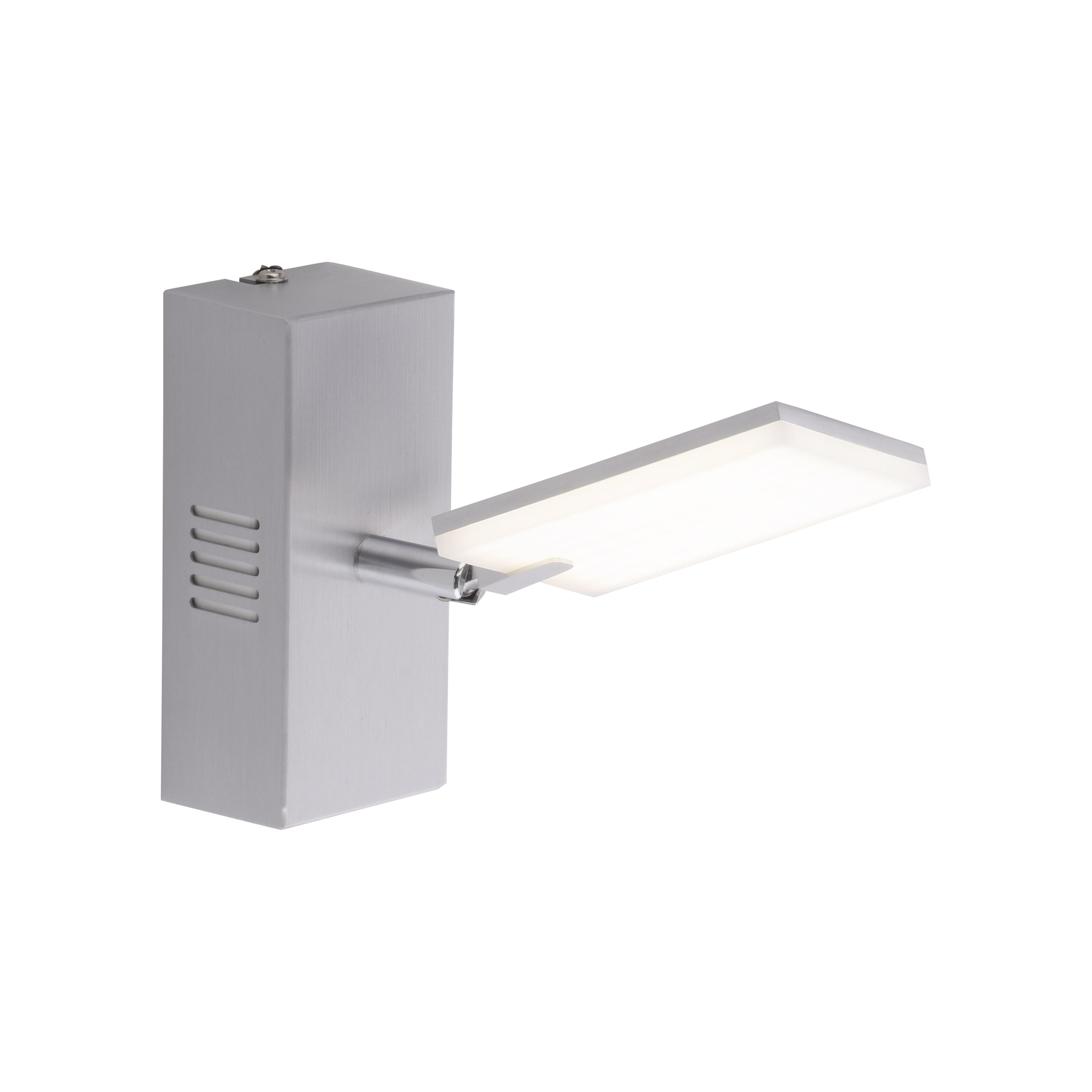 Paul Neuhaus LED-Wandleuchte PURE MIRA 1-flammig in Farbe aluminium, Leuchte
