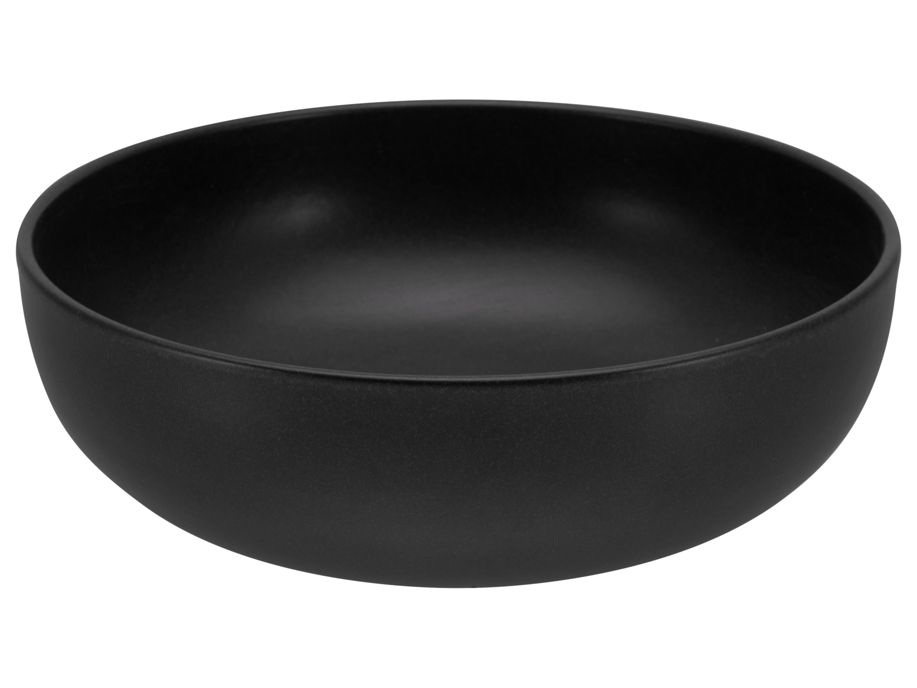 CreaTable Salatschüssel Uno in Farbe Schwarz matt