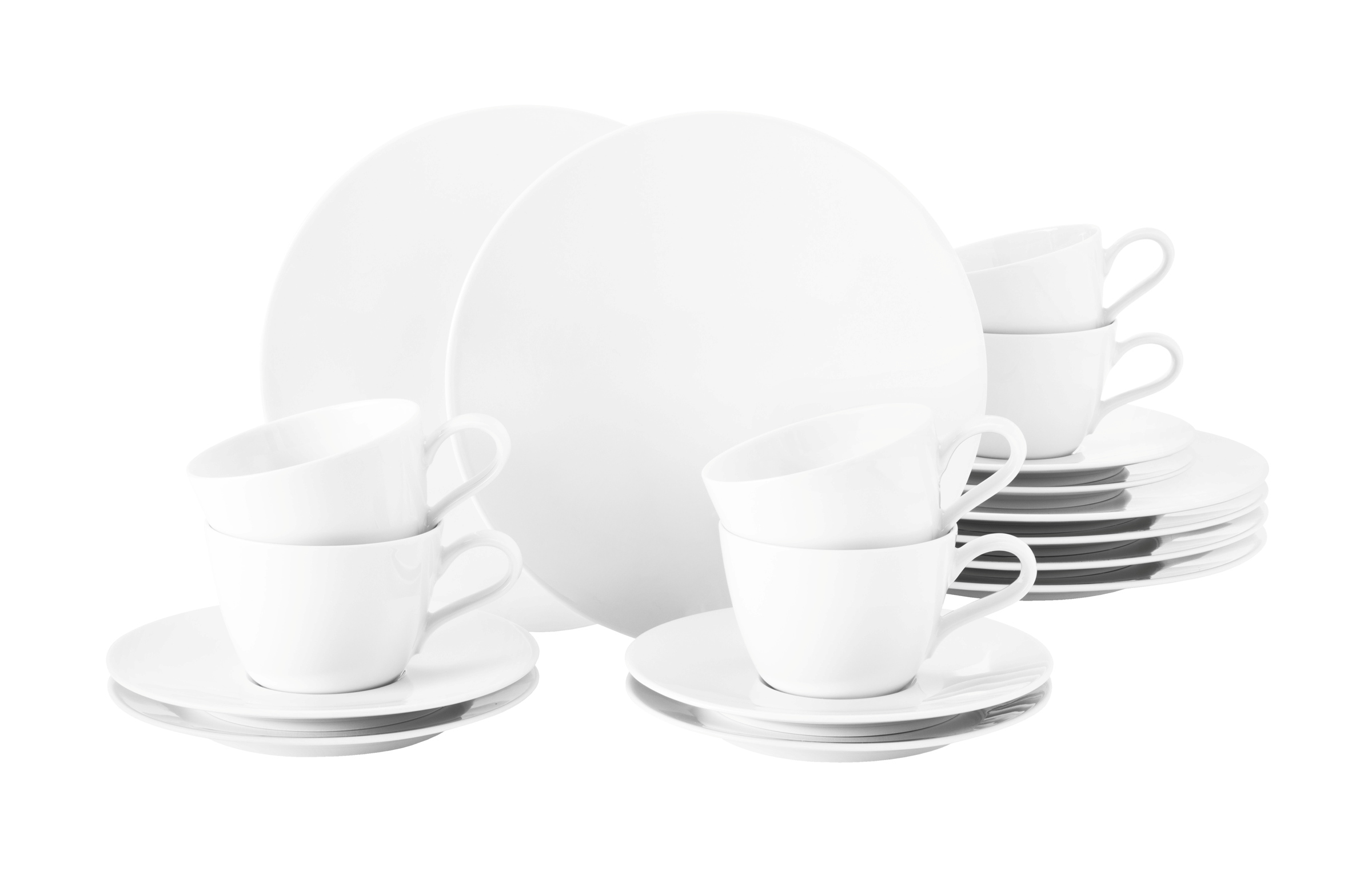 Seltmann Weiden Kaffeeservice 18-teilig Life Life 3 weiß