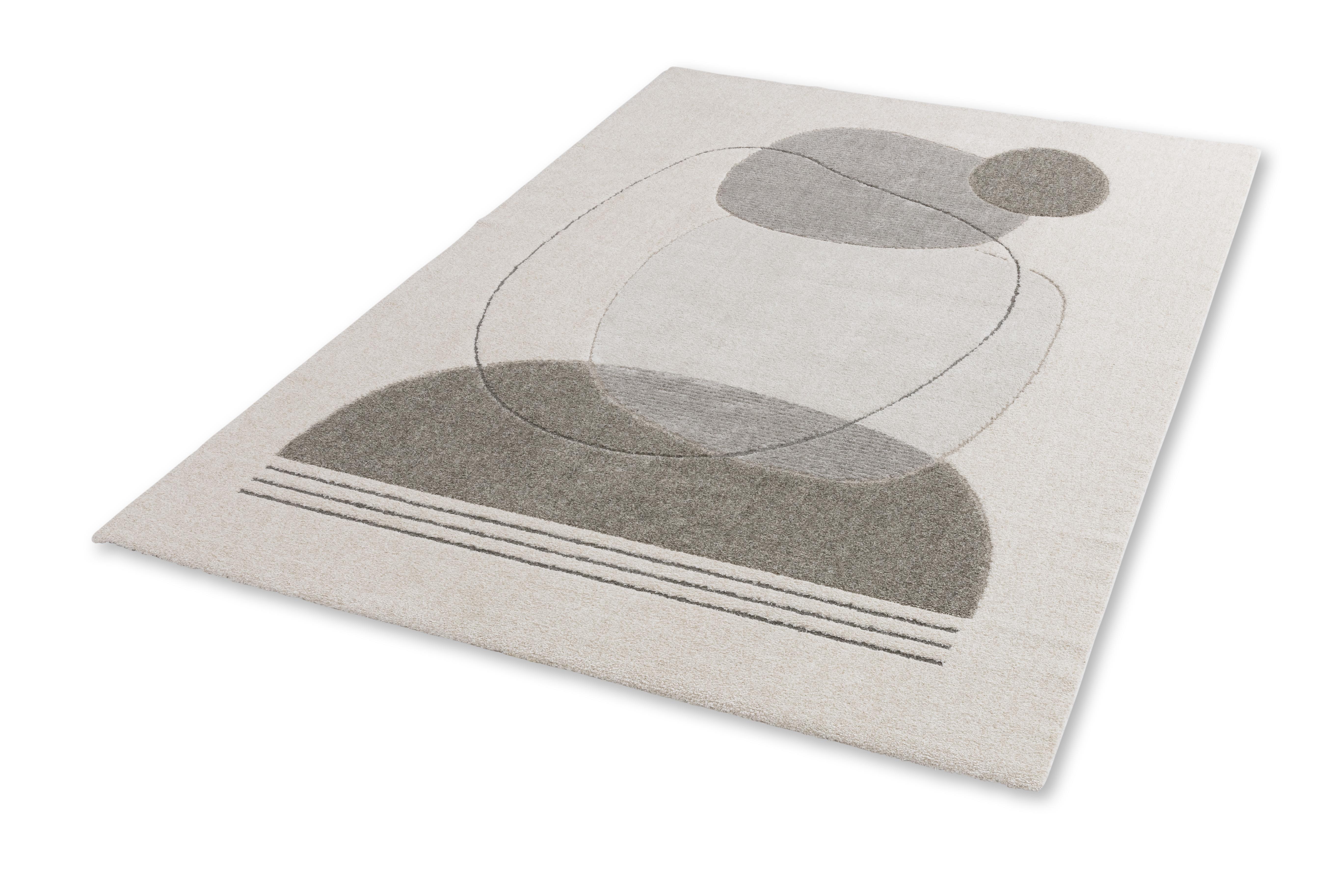 SCHÖNER WOHNEN-Kollektion Teppich Amaze ca. 140x200cm in Farbe sand Kreise SCHÖNER WOHNEN-Kollektion Teppich Amaze ca. 140x200cm in Farbe sand Kreise