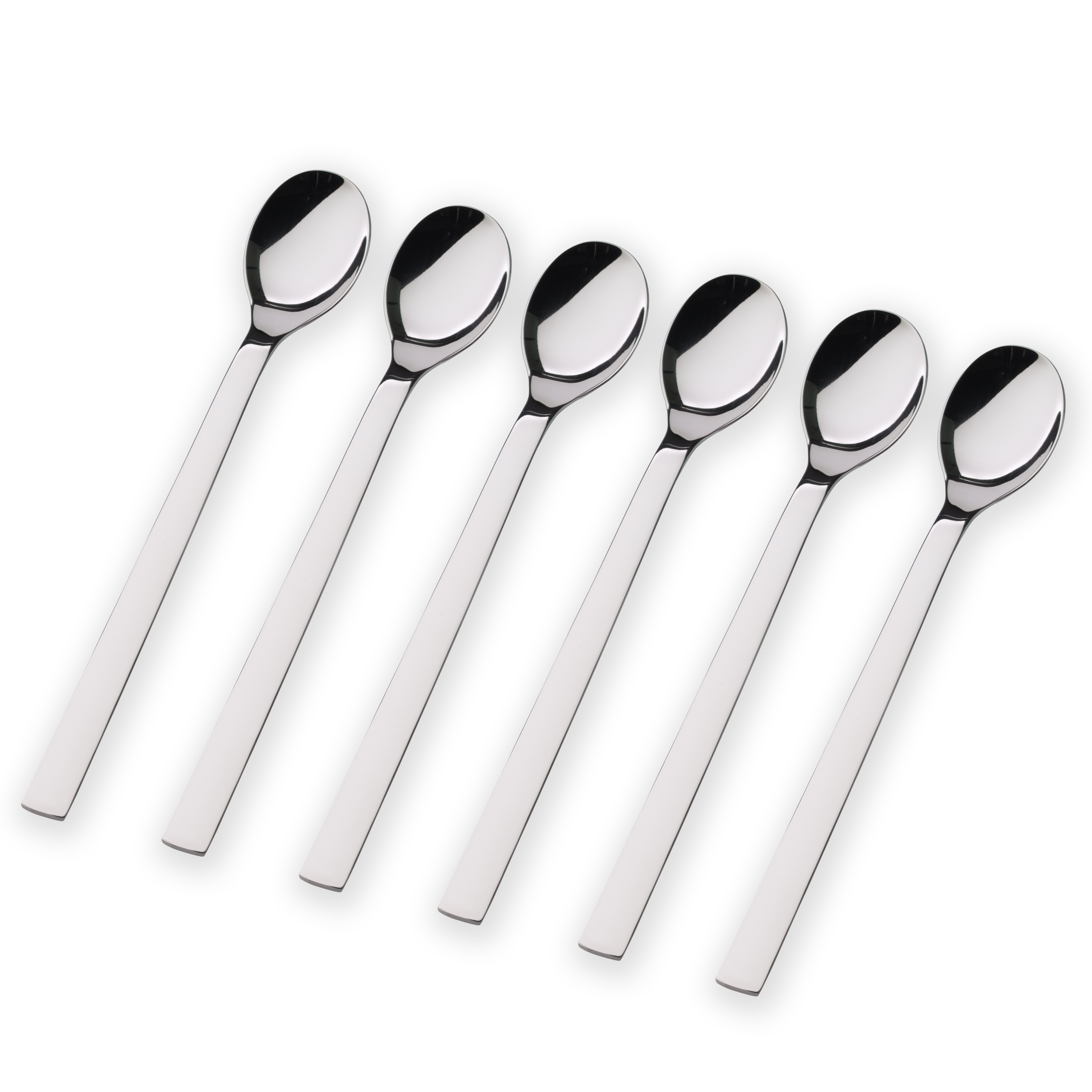 WMF Nuova, Latte Macchiato Löffel-Set in poliertem Edelstahl