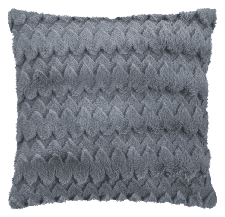 Magma Heimtex Kissenhülle PLUSH ca. 45x45cm in Farbe mittelgrau