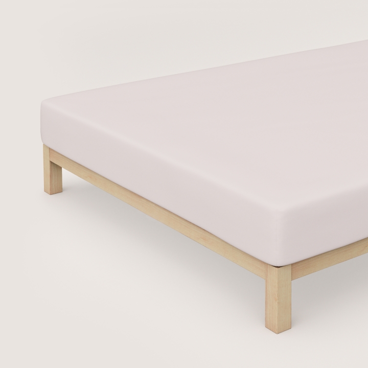 Schlafgut Pure Spannbettlaken ca. 90x190-100x220cm in Farbe Sand Light