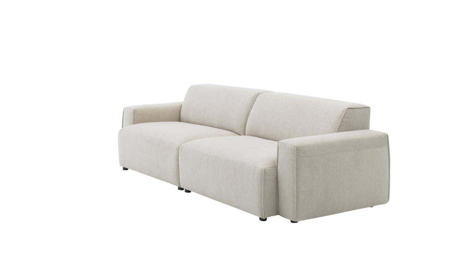 Roomio 3-Sitzer NO. 4100 in Stoff Cosmopolitan champagner