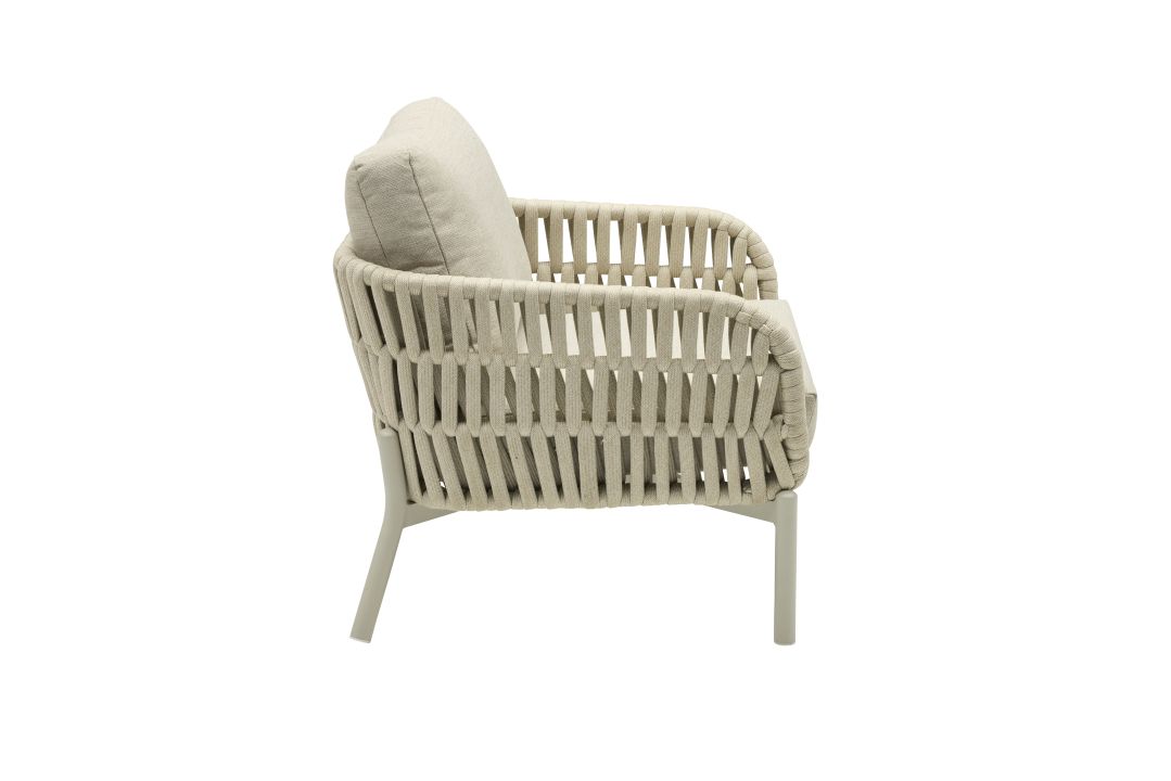 L.C. Wholesaler Dining-Sessel TERRANO in Farbe Geflecht Rope natur, Moebel, Kissen, Dekoration für Zuhause, Krippe, Babybett