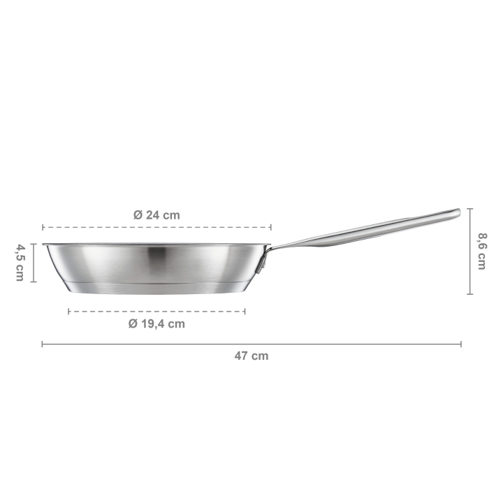 Fiskars Bratpfanne ALL STEEL 24cm