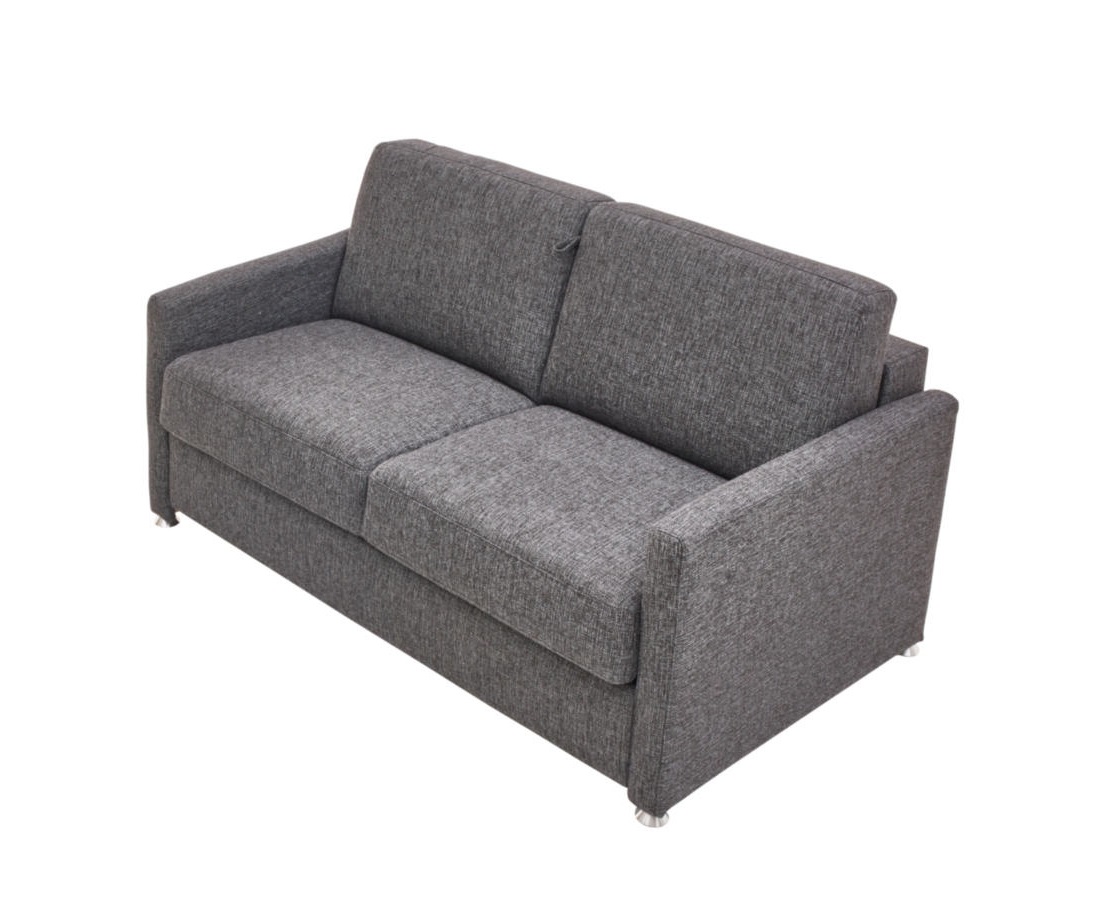 Comfortmaster Schlafsofa Molto Liegefläche ca. 130x200cm in Stoff anthrazit