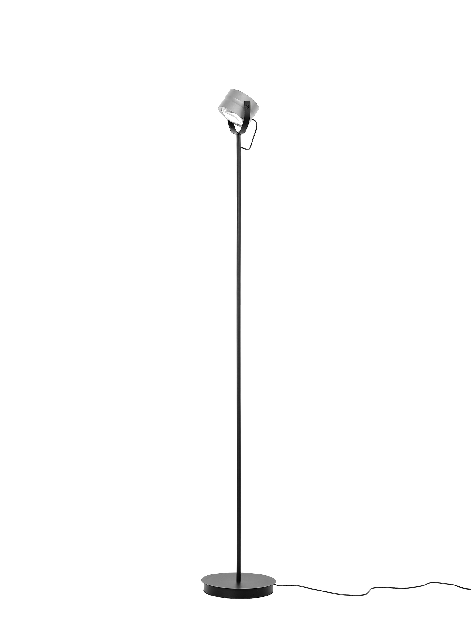 B-Leuchten LED-Stehleuchte  Durchmesser ca. 24cm, Höhe ca. 155cm in Alu eloxiert, Lampe