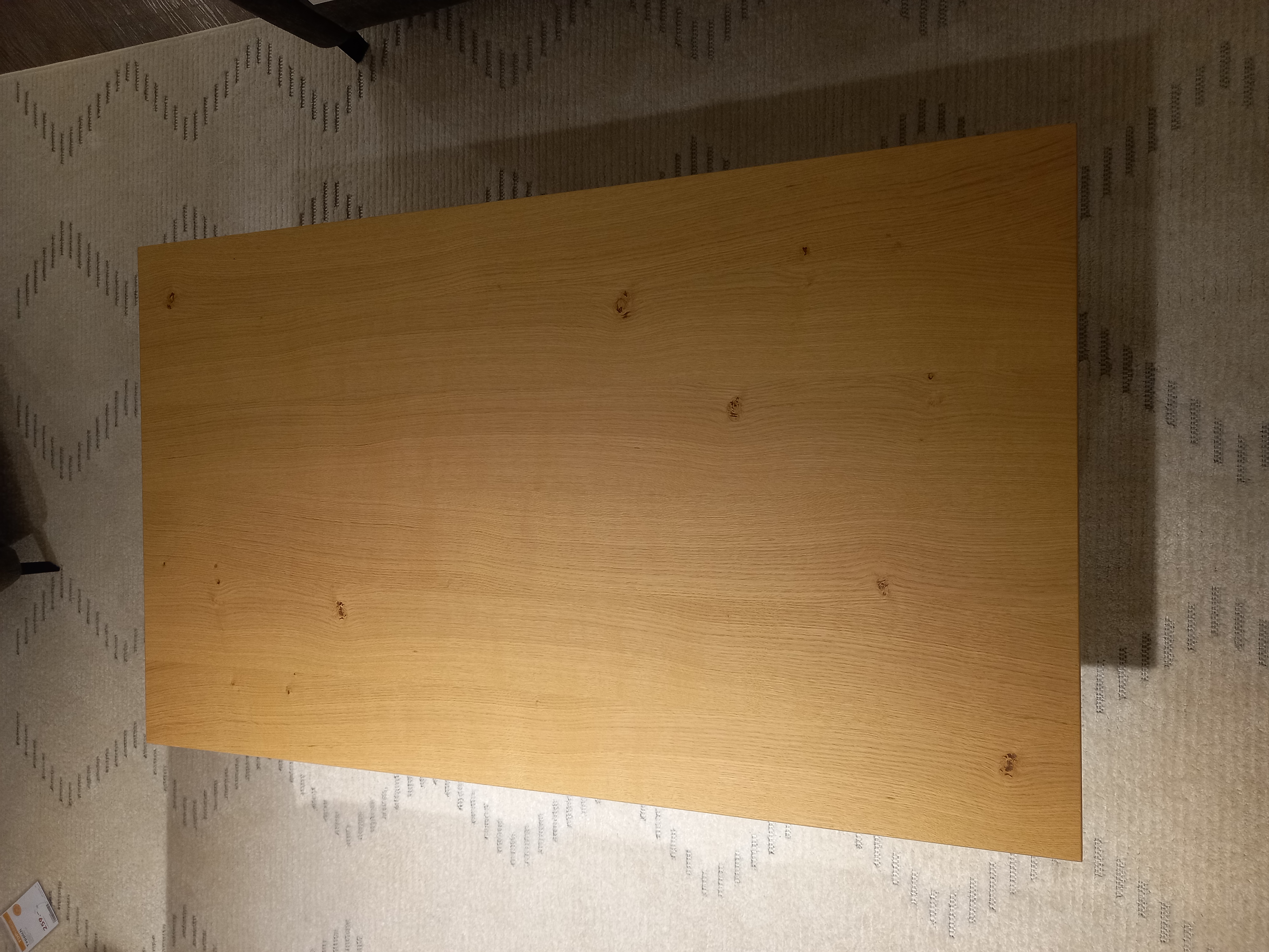 Wehrsdorfer Couchtisch  ca. 120 x 70 cm,Höhe ca. 45 cm in Gestell Creme weiß, Holz, Sperrholz, Innenarchitektur, Tabelle, Tischplatte