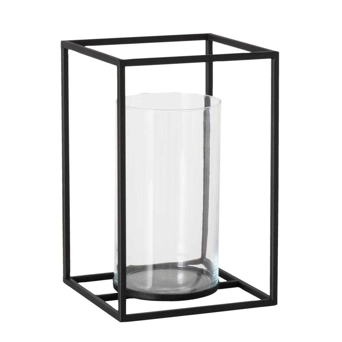 Boltze Windlicht Quantum QUANTUM  in Glas/Metall