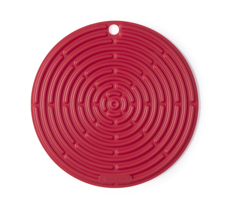 Le Creuset Topflappen Klassik 20cm Kirschrot Rund